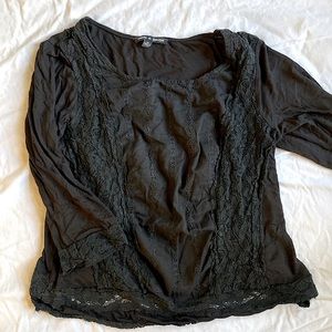 Flowy gothic lace blouse